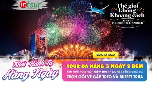 Tour Du Lịch Đà Nẵng Xem Lễ Hội Bắn Pháo Bông Quốc Tế 3 ngày 2 đêm