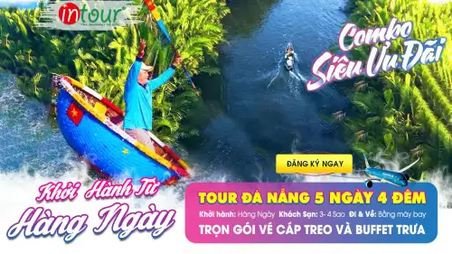 Tour Du Lịch Đà Nẵng Huế 5 Ngày 4 Đêm: Rừng Dừa Bảy Mẫu - Vinpearl Nam Hội An