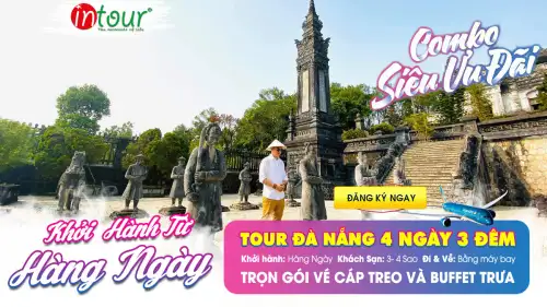 Tour Du Lịch Đà Nẵng Huế Động Phong Nha 4 Ngày 3 Đêm: Lăng Khải Định - Hoành Thành - Bà Nà