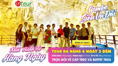 Tour Du Lịch Đà Nẵng Hội An Huế Quảng Bình 4 Ngày 3 Đêm: Động Phong Nha - Động Thiên Đường