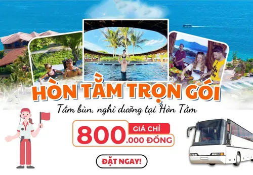 Tour Hòn Tằm Nha Trang 1 Ngày Trọn Gói