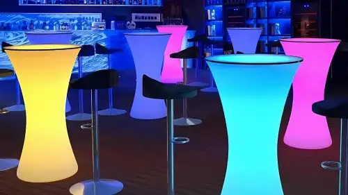 Bàn Bar, Bàn Tròn, Bàn Cocktail, Bàn Bar LED – Giải Pháp Không Gian Sự Kiện | INTOUR