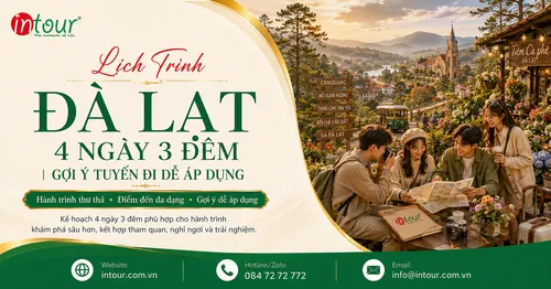 Lịch Trình Đà Lạt 4 Ngày 3 Đêm: Gợi Ý Đi Chậm, Nghỉ Dưỡng, Cầu Đất, Tà Nung Và Hồ Tuyền Lâm