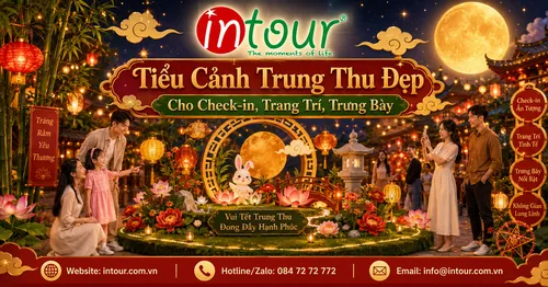 Tiểu Cảnh Trung Thu Đẹp Cho Check-in, Trang Trí, Trưng Bày Không Gian