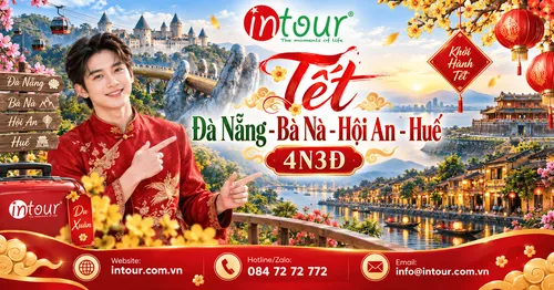 Du Lịch Tết 2027: Tour Đà Nẵng - Sơn Trà - Ngũ Hành Sơn - Bà Nà - Hội An - Cố Đô Huế 4 Ngày 3 Đêm