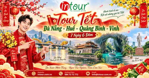 Du Lịch Tết 2027: Tour Đà Nẵng - Huế - Quảng Bình - Vinh 7 Ngày 6 Đêm