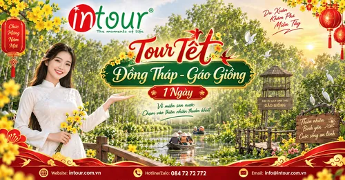 Du Lịch Tết 2027: Tour Đồng Tháp - Gáo Giồng 1 ngày