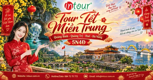 Du Lịch Tết 2027: Tour Miền Trung Quảng Bình - Quảng Trị - Huế - Đà Nẵng 5 Ngày 4 Đêm