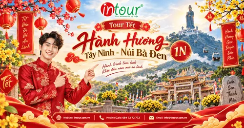 Du Lịch Tết 2027: Tour Hành Hương Tây Ninh - Núi Bà Đen 1 Ngày