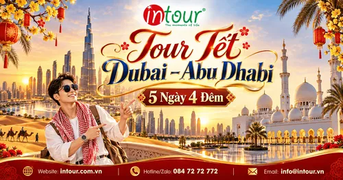 Du Lịch Tết 2027: Tour Dubai – Abu Dhabi 5 Ngày 4 Đêm