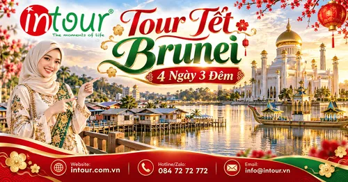 Du Lịch Tết 2027: Tour Brunei 4 Ngày 3 Đêm
