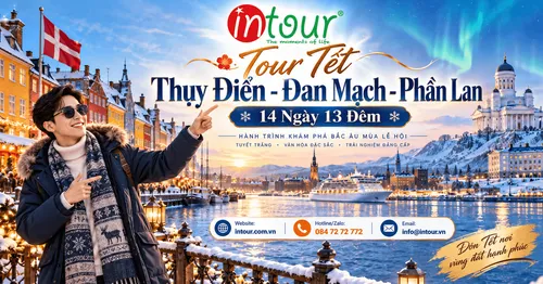 Du Lịch Tết 2027: Tour Thụy Điển - Đan Mạch - Phần Lan 14 Ngày 13 Đêm