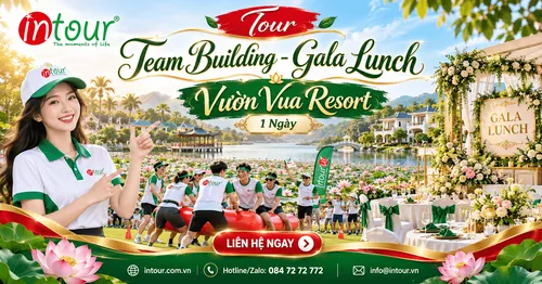 Tour Team Building - Gala Lunch Vườn Vua Resort 1 Ngày