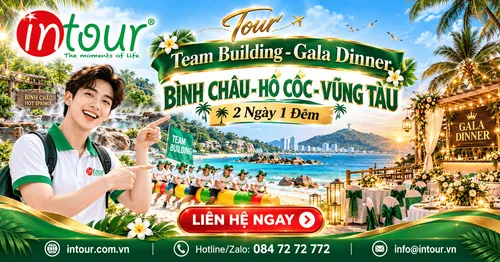 Tour Team Building - Gala Dinner Bình Châu - Hồ Cốc - Vũng Tàu 2 Ngày 1 Đêm