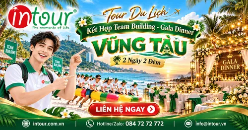 Tour Du Lịch Vũng Tàu 2 Ngày 2 Đêm Kết Hợp Team Building - Gala Dinner 2026