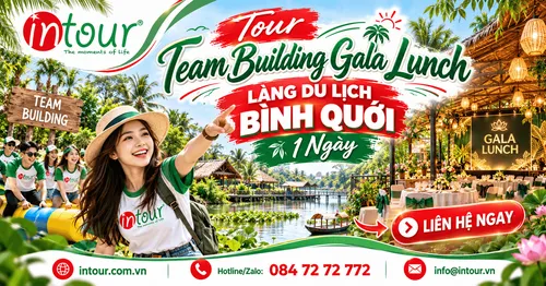 Tour Team Building Gala Lunch Làng Du Lịch Bình Quới 1 Ngày