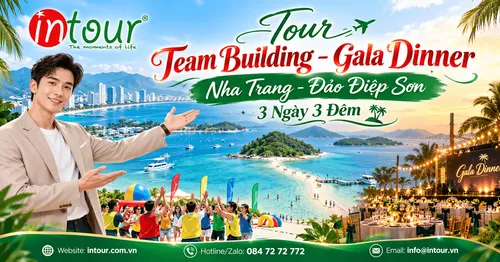 Tour Team Building - Gala Dinner Nha Trang - Đảo Điệp Sơn 3 Ngày 3 Đêm