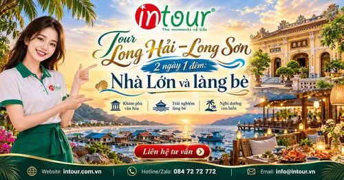Tour Long Hải – Long Sơn 2 ngày 1 đêm: Nhà Lớn và làng bè