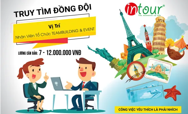 Tuyển dụng nhân viên tổ chức Teambuilding & Event