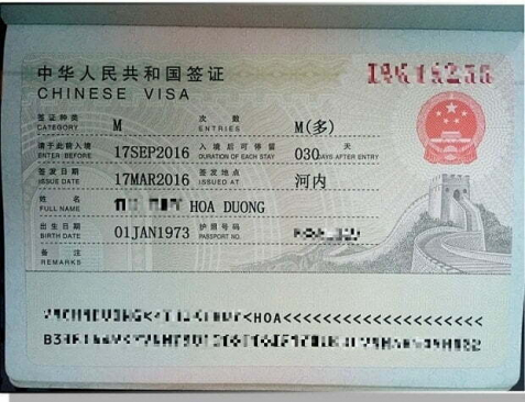 1️⃣【Dịch vụ làm Visa thương mại Trung Quốc giá rẻ tại TP.Hồ Chí Minh (Sài Gòn)】