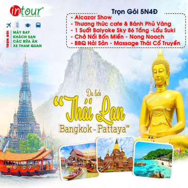 1️⃣【Tour du lịch Thái Lan 3,4,5,6 ngày khởi hành từ Cà Mau】- Công Ty tổ chức tour thái lan ở Cà Mau trọn gói giá rẻ chất lượng