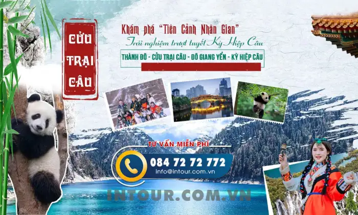 Tour Du Lịch Trung Quốc 8 Ngày 7 Đêm: Trùng Khánh - Thành Đô - Cửu Trại Câu - Nga Mi - Lạc Sơn