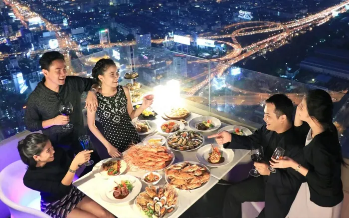 Baiyoke Sky Buffet  Restaurant Thái Lan
