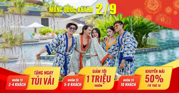 Tour Lễ Quốc Khánh 2/9/2026: Du Lịch Bình Châu Hồ Cốc 2 Ngày 1 Đêm