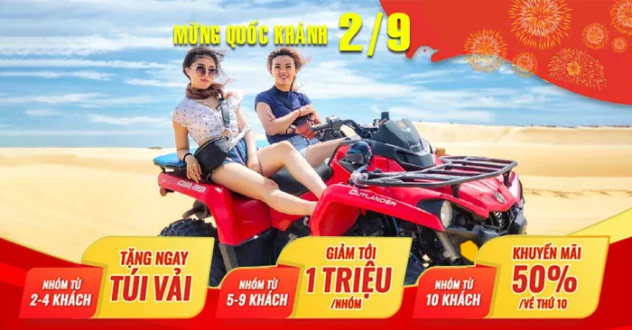 Tour Lễ Quốc Khánh 2/9/2026: Du Lịch Phan Thiết Mũi Né 3 Ngày 2 Đêm