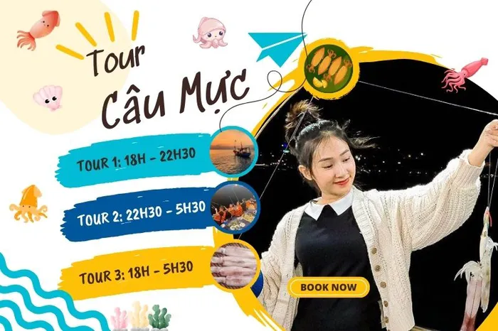Tour Câu Mực Đêm Nha Trang Trọn Gói