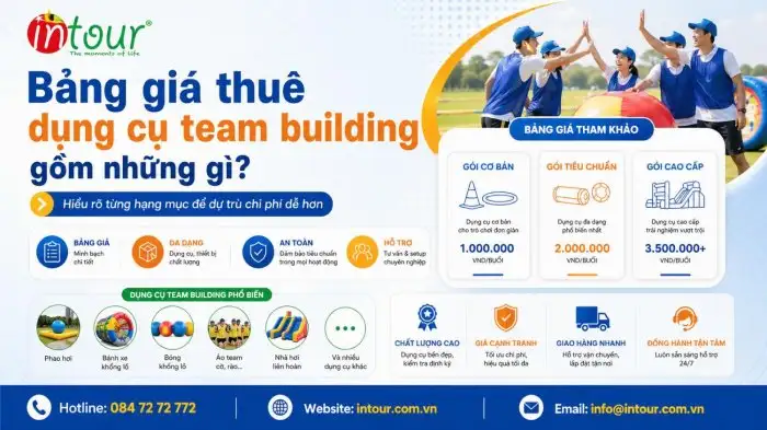 Bảng Giá Thuê Dụng Cụ Team Building Gồm Những Gì?