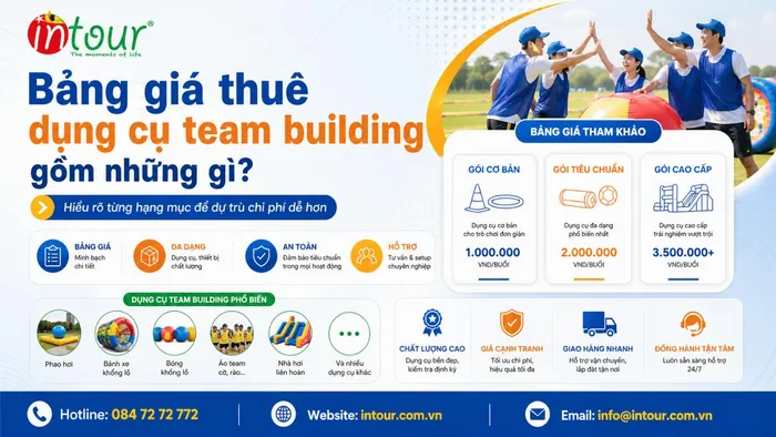 Bảng Giá Thuê Dụng Cụ Team Building Gồm Những Gì?