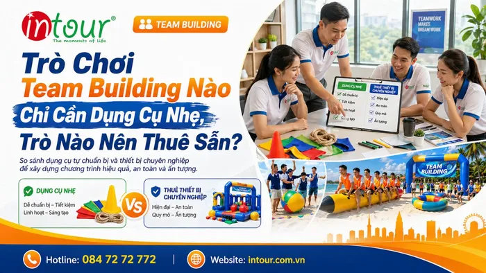 Trò Chơi Team Building Nào Chỉ Cần Dụng Cụ Nhẹ, Trò Nào Nên Thuê Sẵn?