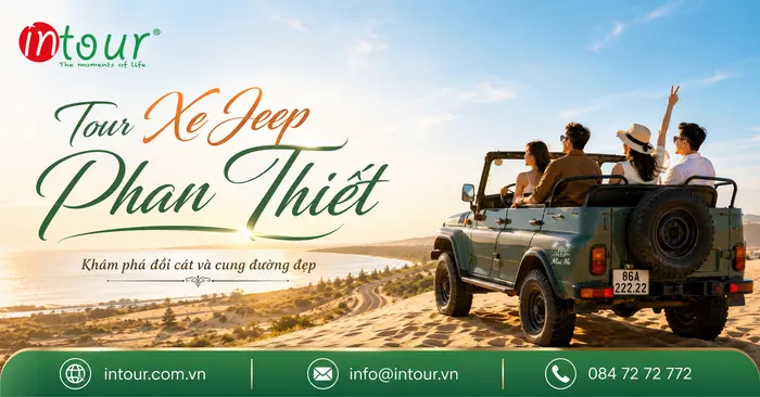 Tour Xe Jeep Phan Thiết Có Gì Hấp Dẫn? Kinh Nghiệm Đi Bàu Trắng, Đồi Cát, Làng Chài Mũi Né