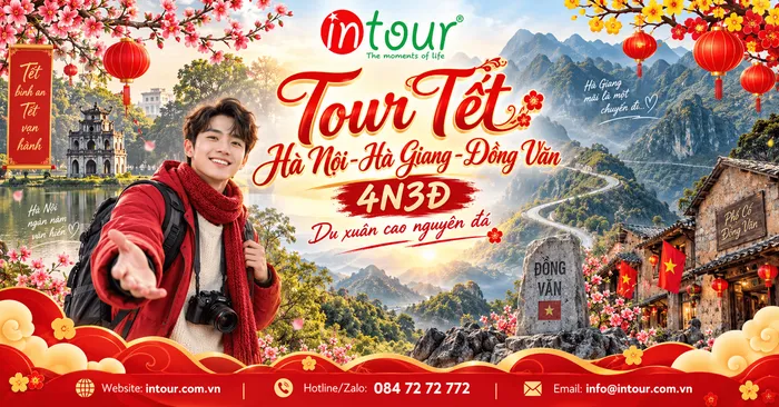 Du Lịch Tết 2027: Tour Hà Nội - Hà Giang - Đồng Văn 4 Ngày 3 Đêm