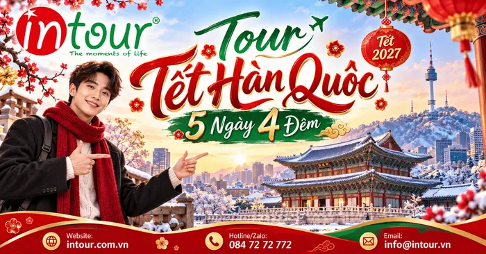 Du Lịch Tết 2027: Tour Hàn Quốc 5 Ngày 4 Đêm