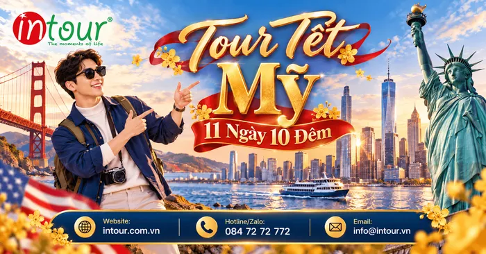Du Lịch Tết 2027: Tour Mỹ 11 Ngày 10 Đêm