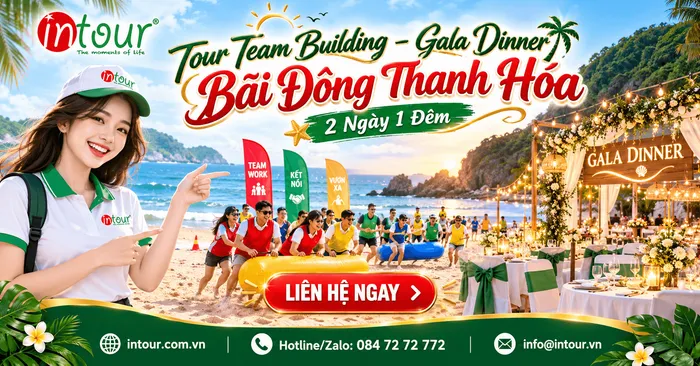 Tour Team Building - Gala Dinner Bãi Đông Thanh Hóa 2 Ngày 1 Đêm