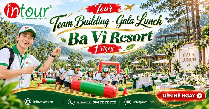 Tour Team Building - Gala Lunch Ba Vì Resort 1 Ngày