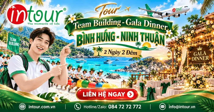 Tour Team Building - Gala Dinner Bình Hưng - Ninh Thuận 2 Ngày 2 Đêm