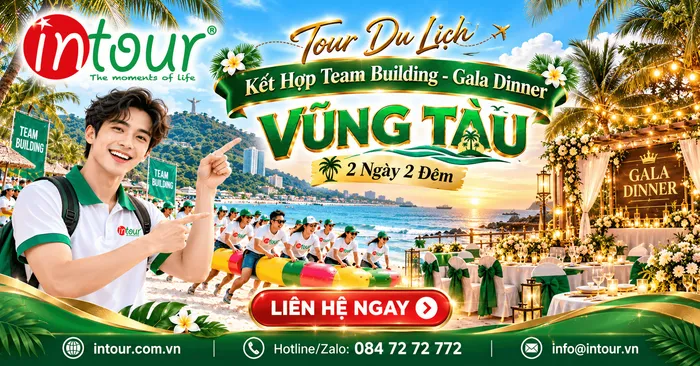Tour Du Lịch Vũng Tàu 2 Ngày 2 Đêm Kết Hợp Team Building - Gala Dinner 2026