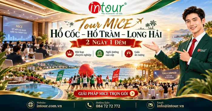 Tour MICE Hồ Cốc – Hồ Tràm – Long Hải 2 ngày 1 đêm